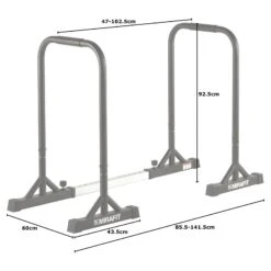Mirafit Tall Parallettes With Adjustable Extension Bar -Fitness Promotion Store Mirafit Black Parallettes with Adjustable Extension Bar Measurements 6