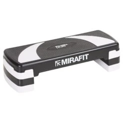 Mirafit Aerobic Exercise Step -Fitness Promotion Store Mirafit Black and Grey Aerobic Exercise Step on White Background 1