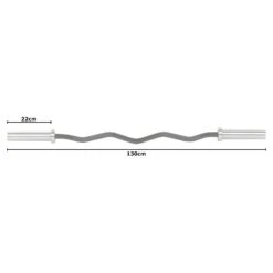 Mirafit M3 Olympic EZ Curl Bar -Fitness Promotion Store Mirafit Black and Silver M3 EZ Curl Bar Measurements