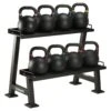 Mirafit Competition Kettlebell Set & Weight Rack