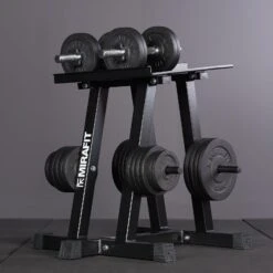 Mirafit Dumbbell Stand -Fitness Promotion Store Mirafit Dumbbell Stand loaded