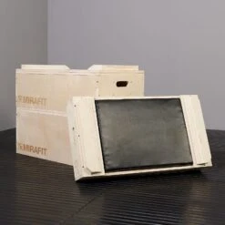 Mirafit Olympic Weightlifting Jerk Blocks -Fitness Promotion Store Mirafit Gen II Wooden Jerk Block with Top Block Removed 1