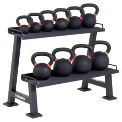 Mirafit Kettlebell Set & Weight Rack