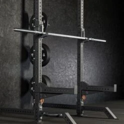 Mirafit Leviathan Squat Bar 18 Mirafit Leviathan Squat Bar -Fitness Promotion Store Mirafit Leviathan Squat Bar racked on M4 Half Power Rack