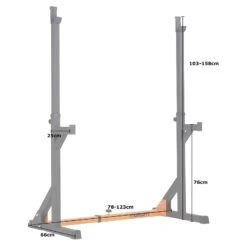 Mirafit M120 Adjustable Squat Rack -Fitness Promotion Store Mirafit M1 Fixed Spotter Squat Rack Measurements 1