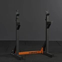 Mirafit Squat Rack With Barbell And Weights -Fitness Promotion Store Mirafit M1 Squat Rack Storage 1