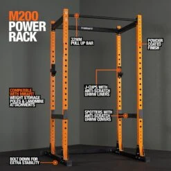 Mirafit M200/M200S Power Rack With Barbell And Weights Set -Fitness Promotion Store Mirafit M200 Power Rack Infographic 5
