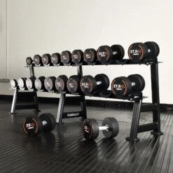 Mirafit M3 Commercial Dumbbell Rack 13 Mirafit M3 Commercial Dumbbell Rack -Fitness Promotion Store Mirafit M3 Commercial Dumbbell Rack in a gym