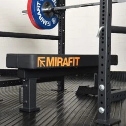 Mirafit M3 Flat Powerlifting Bench -Fitness Promotion Store Mirafit M3 Flat Powerlifting Bench in Power Rack 1