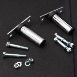 Mirafit M4 Chrome Weight Storage Poles -Fitness Promotion Store Mirafit M4 Chrome Power Rack Olympic Plate Holders 150mm on mats 1