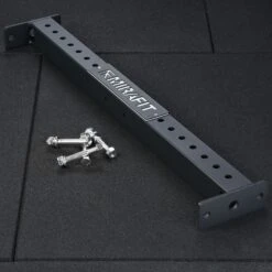 Mirafit M4 Logo Plate Cross Bar -Fitness Promotion Store Mirafit M4 Power Rack Crossmember on mat