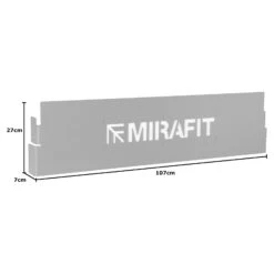 Mirafit M4 Power Rack Large Rear Logo Plate -Fitness Promotion Store Mirafit M4 Power Rack Large Logo Plate measurements