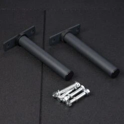 Mirafit M4 Weight Storage Poles -Fitness Promotion Store Mirafit M4 Power Rack Olympic Plate Holders pair on mat 1