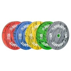 Mirafit Marbled Bumper Plates