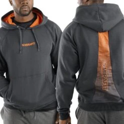 Mirafit Men's Charcoal Gym Hoodie