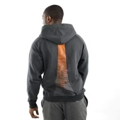 Mirafit Men's Charcoal Gym Hoodie -Fitness Promotion Store Mirafit Mens Charcoal Gym Hoodie back 7