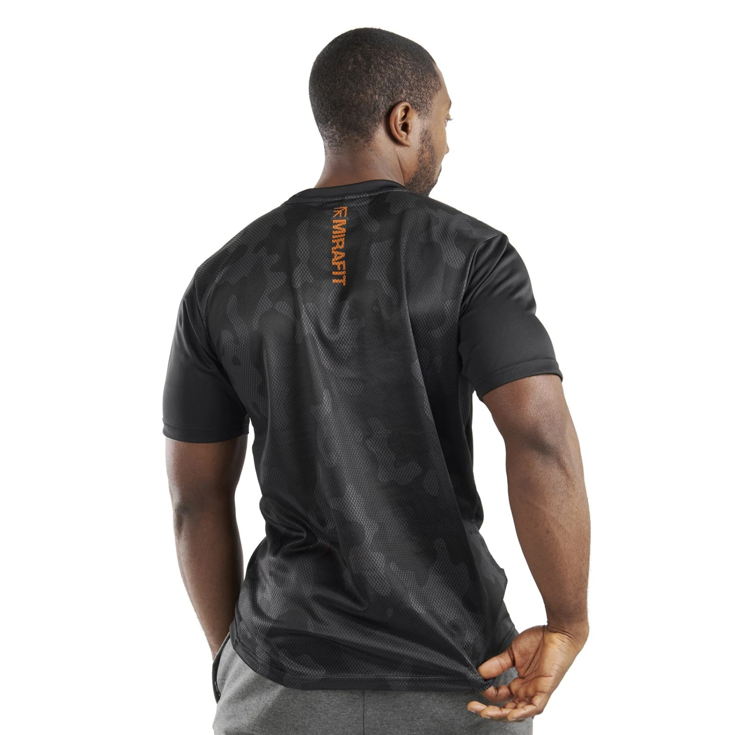 Mirafit Men's Midnight Camo Lightweight Gym T-Shirt 2 Mirafit Men's Midnight Camo Lightweight Gym T-Shirt - Image 2