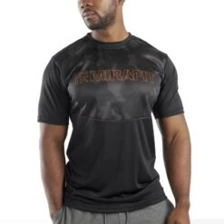 Mirafit Men's Midnight Camo Lightweight Gym T-Shirt