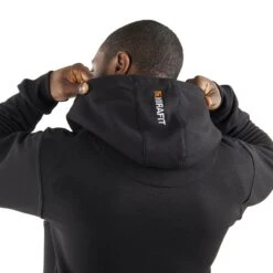 Mirafit Men's Midnight Camo Gym Hoodie -Fitness Promotion Store Mirafit Mens Midnight Camo Gym Hoodie hood detail