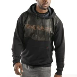 Mirafit Men's Midnight Camo Gym Hoodie