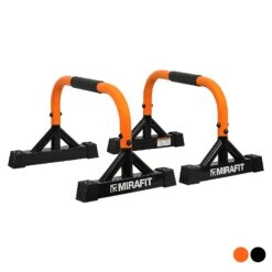 Mirafit High And Low Parallettes Set -Fitness Promotion Store Mirafit Mini Orange Parallettes 2