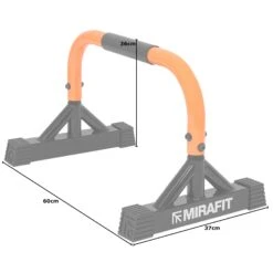 Mirafit Mini Parallettes -Fitness Promotion Store Mirafit Mini Parallettes Measurements 3