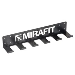 Mirafit Multi Function Gym Wall Storage Rack - 6 Hook