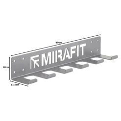Mirafit Multi Function Gym Wall Storage Rack - 6 Hook -Fitness Promotion Store Mirafit Multi Function Gym Wall Storage Rack 6 Hook Measurements