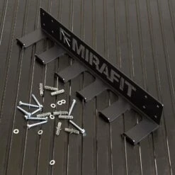 Mirafit Multi Function Gym Wall Storage Rack - 6 Hook -Fitness Promotion Store Mirafit Multi Function Gym Wall Storage Rack on Mat