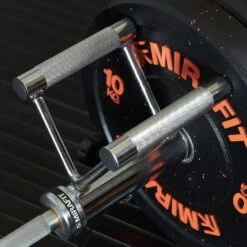 Mirafit Narrow Grip Landmine Handle & Row Attachment -Fitness Promotion Store Mirafit Narrow Grip Landmine Handle Installed