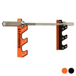 Mirafit 3 Barbell Wall Rack -Fitness Promotion Store Mirafit Orange 3 Barbell Wall Rack Holding Barbell 1