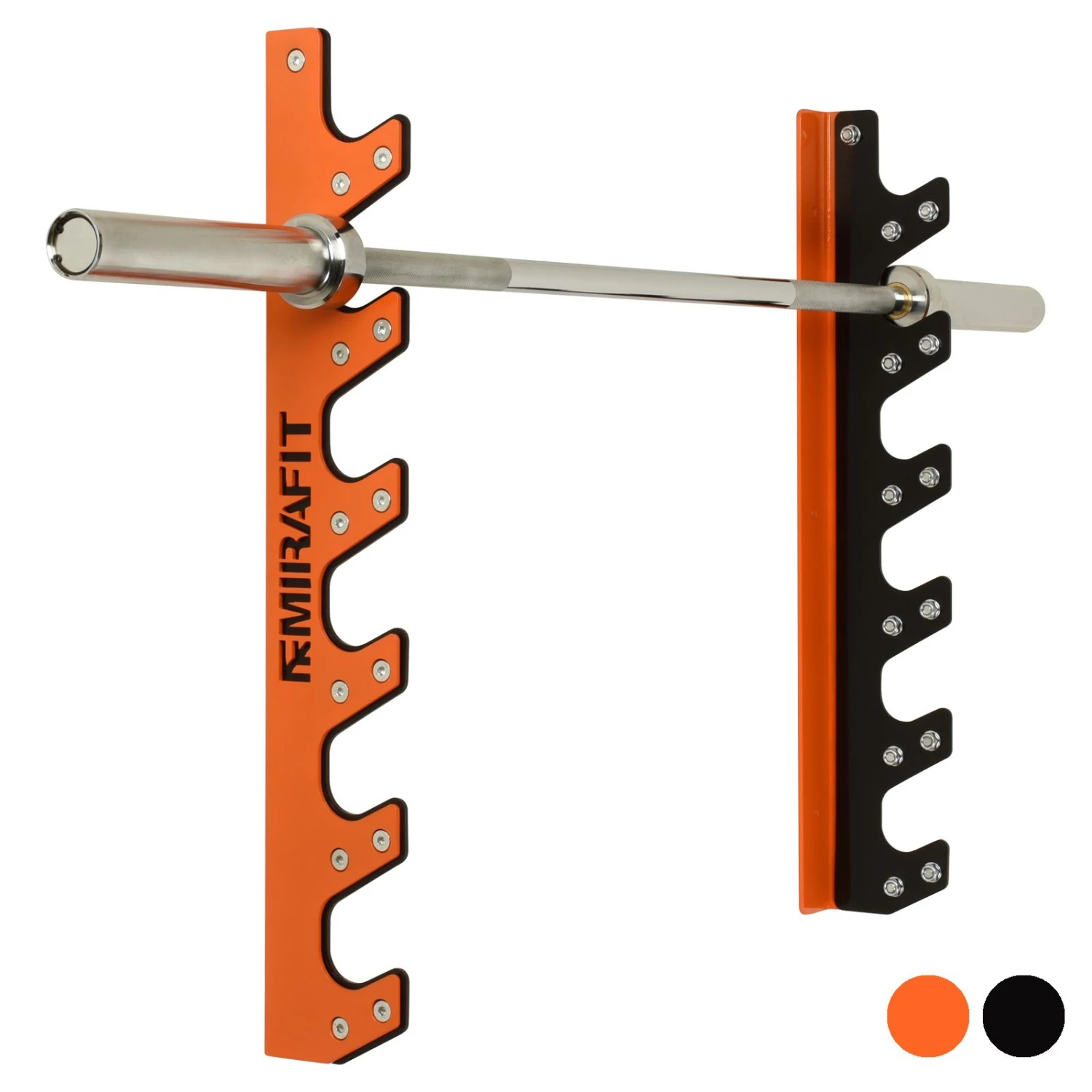 Mirafit 6 Barbell Wall Rack 1 Mirafit 6 Barbell Wall Rack