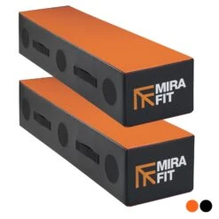 Fitness Promotion Store -Fitness Promotion Store Mirafit Orange Extra Long Drop Pads 1