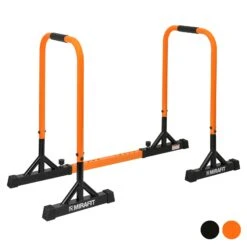 Mirafit Tall Parallettes With Adjustable Extension Bar