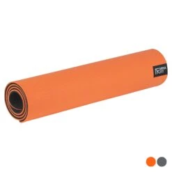 Mirafit 2 Tone TPE Exercise Mat With Eyelets - 124cm