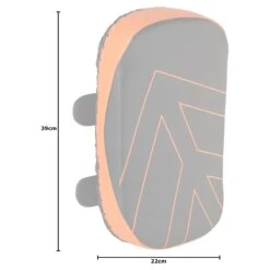Mirafit PU Kick Pad 17 Mirafit PU Kick Pad -Fitness Promotion Store Mirafit PU Kick Pad measurements