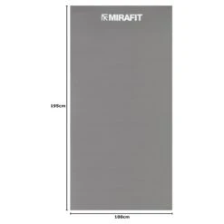 Mirafit PVC Gym Equipment Mat - 195cm X 100cm -Fitness Promotion Store Mirafit PVC Large Gym Equipment Mat Measurements