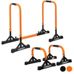 Mirafit High And Low Parallettes Set