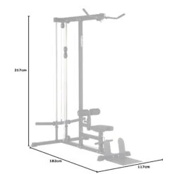 Mirafit Lat Pulldown & Seated Row Machine -Fitness Promotion Store Mirafit Plate Loaded Lat Pulldown Machine measurements 1