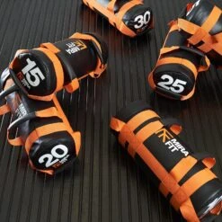 Mirafit Sand Filled Power Bag - Choice Of Size -Fitness Promotion Store Mirafit Sand Filled Power Bags on Mats 1