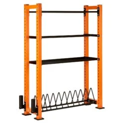 Mirafit Single Bay Gym Storage System -Fitness Promotion Store Mirafit Single Bay Gym Storage System on White Background 1