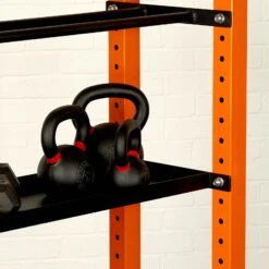 Mirafit Single Bay Gym Storage System -Fitness Promotion Store Mirafit Single Bay Gym System Kettlebell Tray Close View