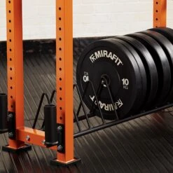 Mirafit Single Bay Gym Storage System -Fitness Promotion Store Mirafit Single Bay Gym System Plate Rack Close View