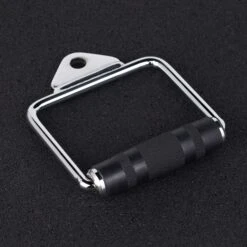 Mirafit Single Stirrup Cable Attachment With Rubber Grip -Fitness Promotion Store Mirafit Single Stirrup Cable Attachment with Rubber Grip on gym mat