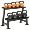 Mirafit Soft Touch Kettlebell Set & Weight Rack