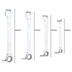 Mirafit CRV Spanner Set (10/14/17/19mm) -Fitness Promotion Store Mirafit Spanner Set Measurements