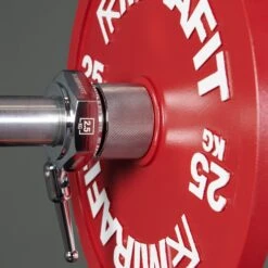 Mirafit 2.5kg Competition Training Collars -Fitness Promotion Store Mirafit Steel Barbell Collars on plate