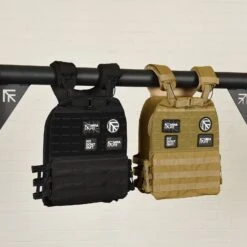 Mirafit Tactical Weight Vest 14 Mirafit Tactical Weight Vest -Fitness Promotion Store Mirafit Tactical Weight Vests Hanging on Pull Up Bar with badges