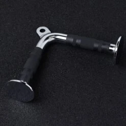 Mirafit Tricep V Bar Attachment With Rubber Grips -Fitness Promotion Store Mirafit Tricep Extension Bar with Rubber Grips on Mat