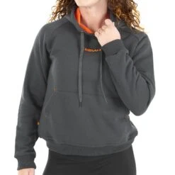 Mirafit Women's Charcoal Gym Hoodie -Fitness Promotion Store Mirafit Womens Charcoal Gym Hoodie front 7